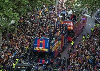 Barcelona slavi naslov: Defile ulicama grada
