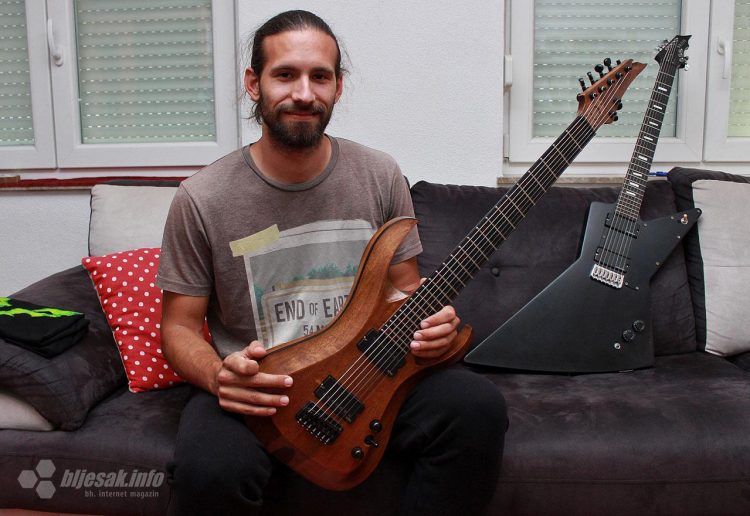 Mladi elektrotehničar iz Širokog Brijega izrađuje električne gitare