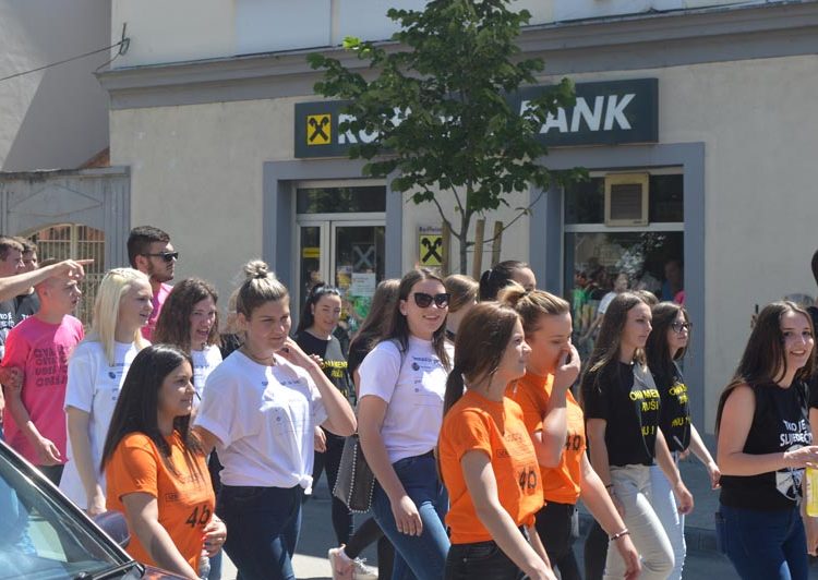 Norijada u Ljubuškom: Maturanti slave zadnji dan nastave