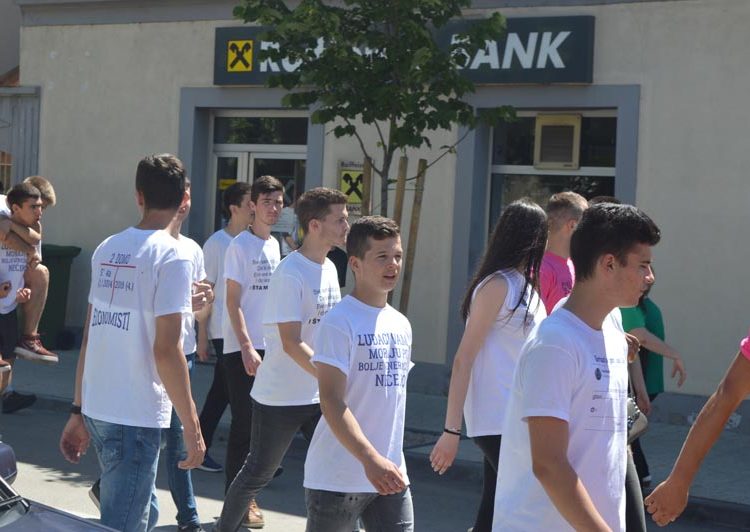 Norijada u Ljubuškom: Maturanti slave zadnji dan nastave