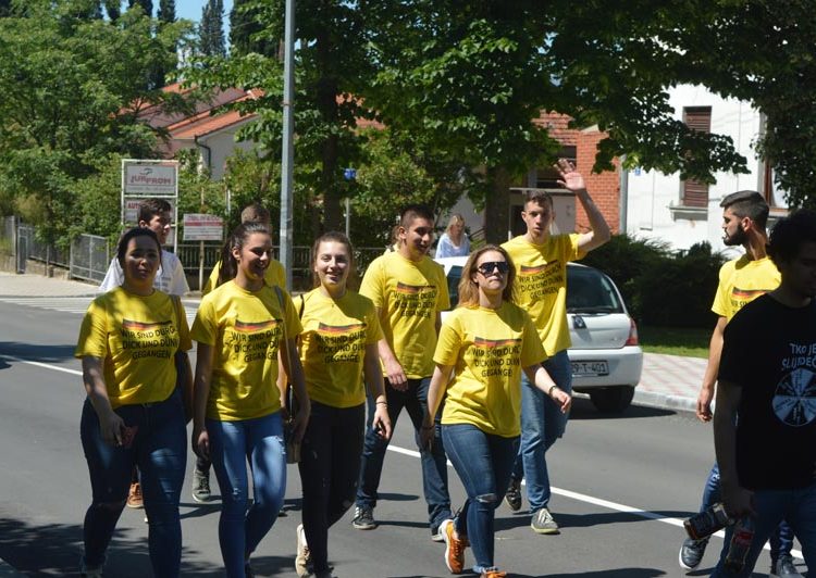 Norijada u Ljubuškom: Maturanti slave zadnji dan nastave