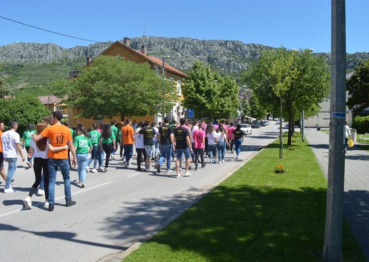 Norijada u Ljubuškom: Maturanti slave zadnji dan nastave