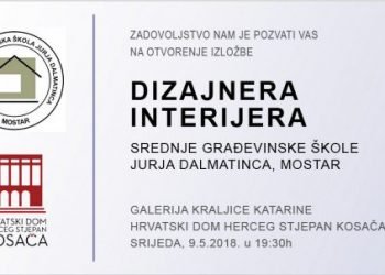 Izložba dizajnera interijera Srednje građevinske škole Mostar