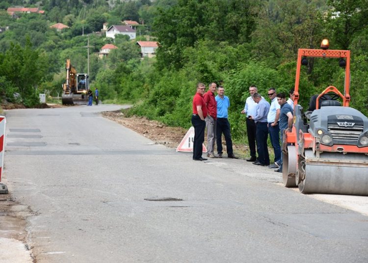 Čitluk: Napreduju radovi na rekonstrukciji ceste