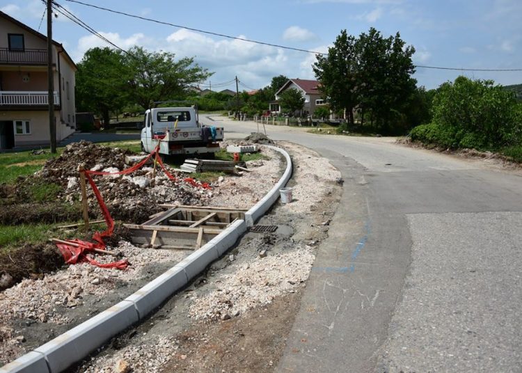 Čitluk: Napreduju radovi na rekonstrukciji ceste