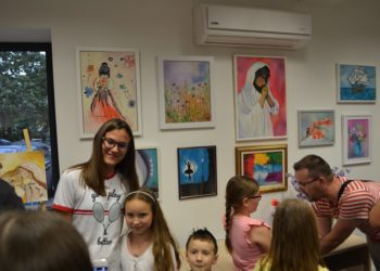 Izložba polaznika dječje likovne radionice „Brijeg“