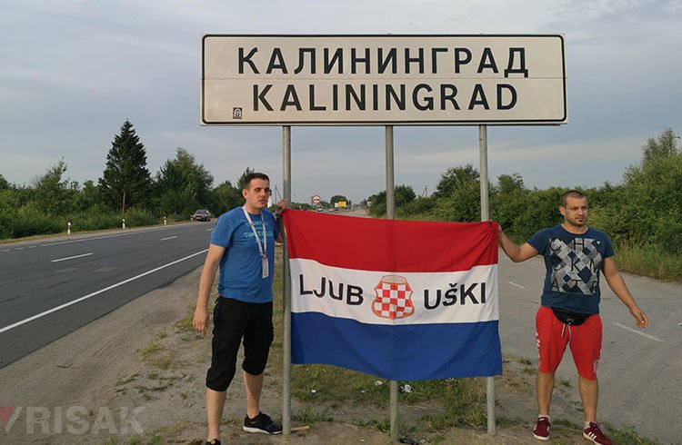 Invazija hrvatskih navijača na Kaliningrad (FOTOGALERIJA i VIDEO)