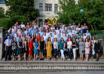 Maturanti SSŠ Široki Brijeg proslavili 20. obljetnicu mature