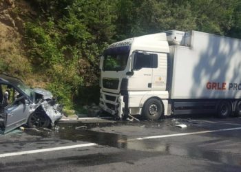 Teška nesreća kod Konjica: Prometna nesreća kamiona i osobnog vozila