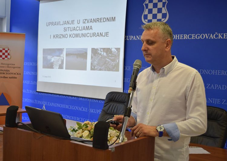 U Širokom Brijegu održana obuka za članove stožera civilne zaštite