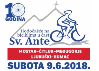 10. biciklističko hodočašće u čast sv. Ante