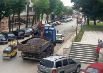 Grude: Završava se kompletan nogostup uz Park hrvatskih velikana