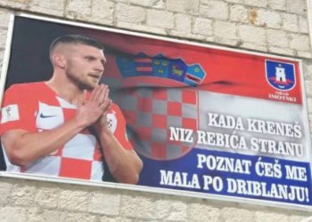 Vatrena groznica: Diljem Imotskog postavljeni posteri s likom Ante Rebića
