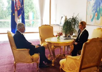 Grabar-Kitarović i Čović o političkoj situaciji u BIH