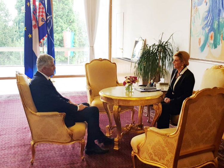 Grabar-Kitarović i Čović o političkoj situaciji u BIH