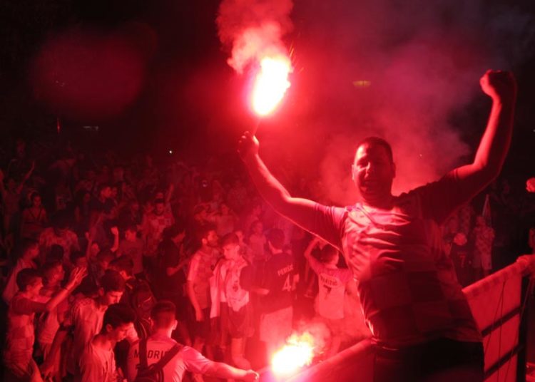 Pogledaje kako je Ljubuški slavio Hrvatsku pobjedu