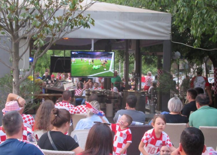 Pogledajte kako se slavilo u Ljubuškom nakon utakmice Hrvatska – Danska