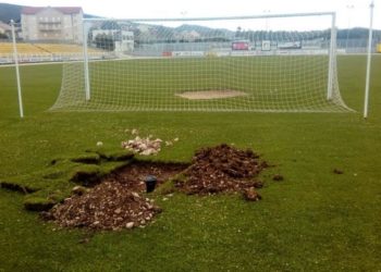 Posušje: Na stadionu Mokri Dolac u tijeku su radovi na izmjeni sustava navodnjavanja