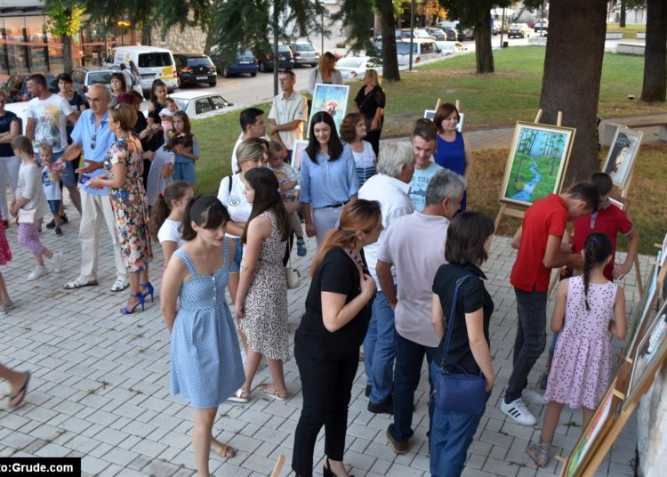 Umjetnost u Grudama u srpnju bez premca! Slikari oduševili Grude peti put