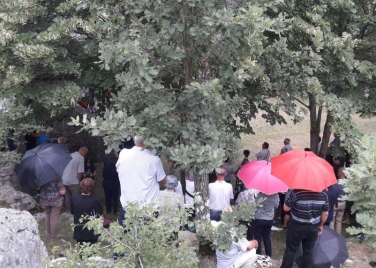 Misište – Služena sveta misa u starom svetištu na Bilima