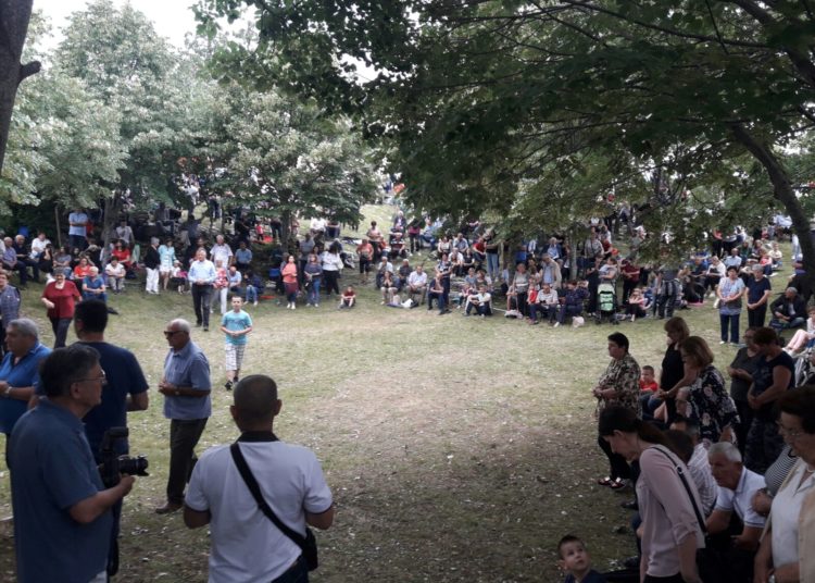 Misište – Služena sveta misa u starom svetištu na Bilima