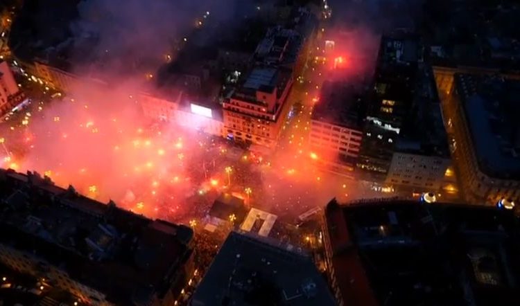 Vatrene u Zagrebu, na ulicama i Trgu, dočekalo više od 500 tisuća ljudi!