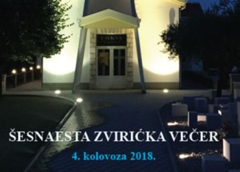 Najava: Šesnaesta „Zvirićka večer“