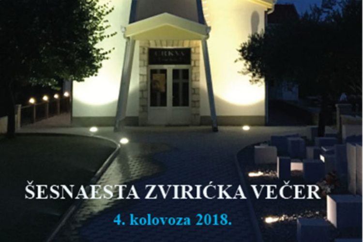 Najava: Šesnaesta „Zvirićka večer“