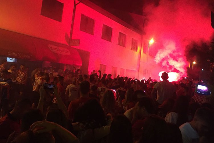 Vatrena atmosfera na ulicama Širokog Brijega