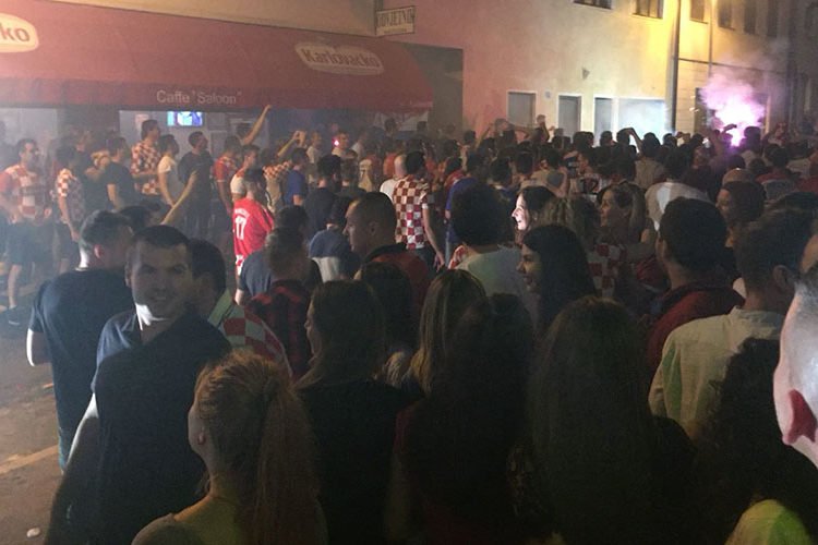 Vatrena atmosfera na ulicama Širokog Brijega