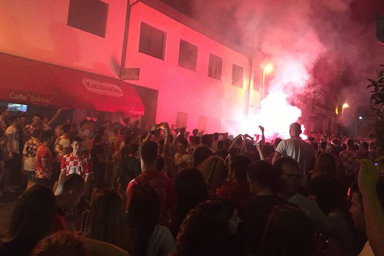 Vatrena atmosfera na ulicama Širokog Brijega