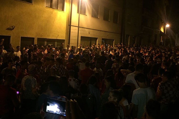 Vatrena atmosfera na ulicama Širokog Brijega