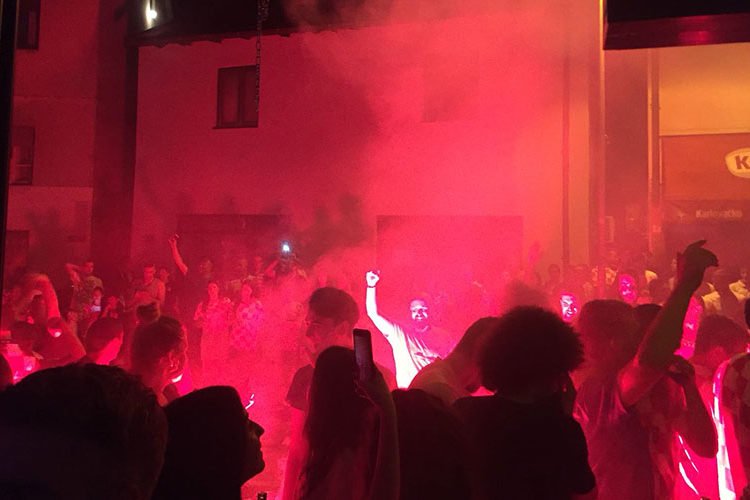 Vatrena atmosfera na ulicama Širokog Brijega