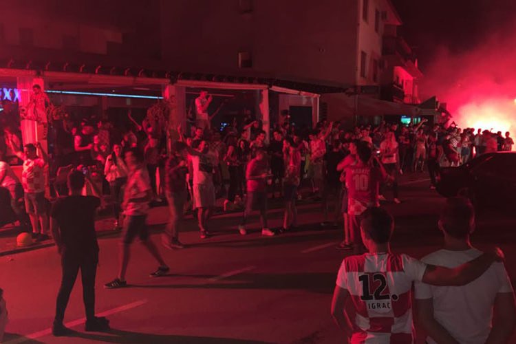 Vatrena atmosfera na ulicama Širokog Brijega