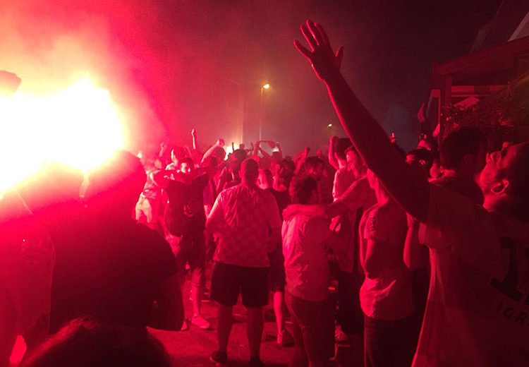 Široki Brijeg ”gori” nakon pobjede Hrvatske