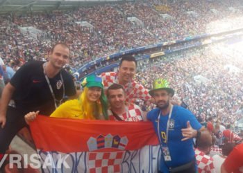 Širokobriježani u Moskvi bodre Hrvatsku