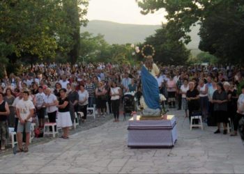 Široki Brijeg: Nevrijeme nije spriječilo vjernike da dođu na Devetnicu