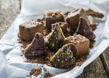 Zdrave čokoladne praline za 20 minuta