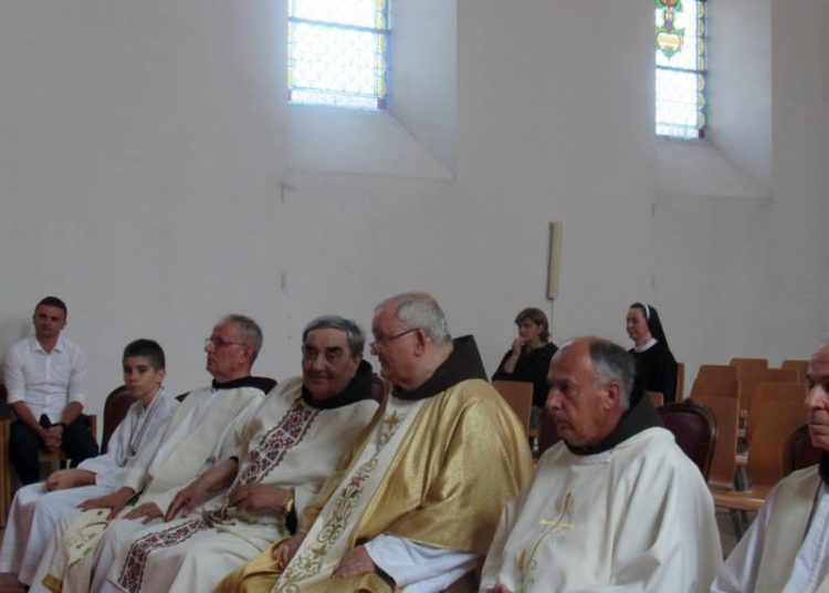 Zlatna misa fra Smiljana Kožula na Širokom Brijegu