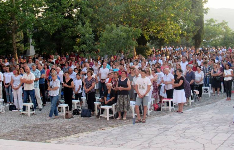 Široki Brijeg: Četvrta večer Devetnica Velikoj Gospi