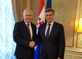 Čović čestitao Plenkoviću početak izgradnje Pelješkog mosta