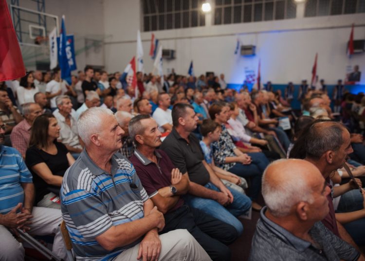 Čović poručio iz Stoca: Ne kalkulirajte s izborom dva člana Predsjedništva, bošnjačkim glasovima