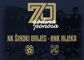 Rijeka na Pecari za proslavu 70. rođendana NK Široki Brijeg