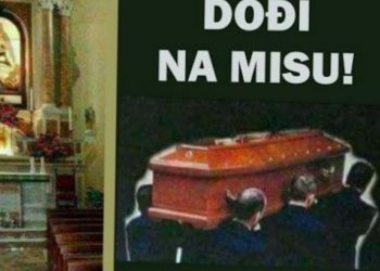 Morate cijeniti ovaj simpa pokušaj župe u Imotskom da privuče ljude na misu