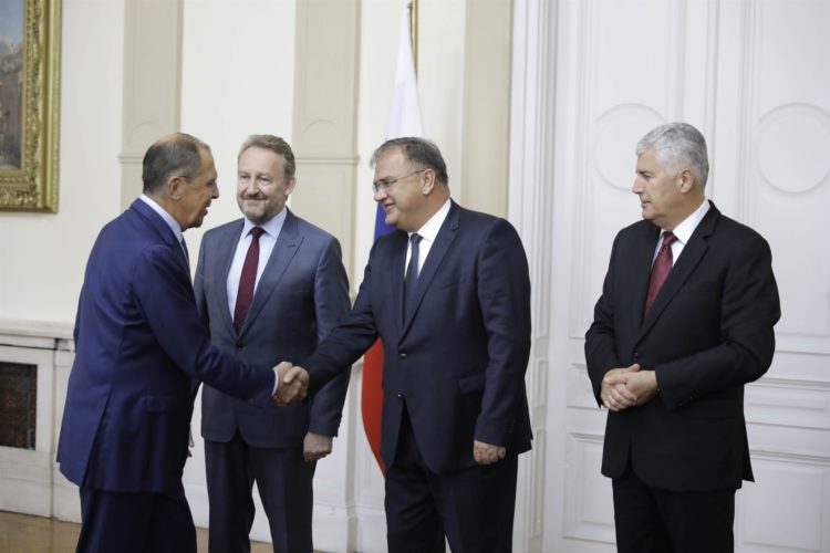 Lavrov se sastao s članovima Predsjedništva BiH