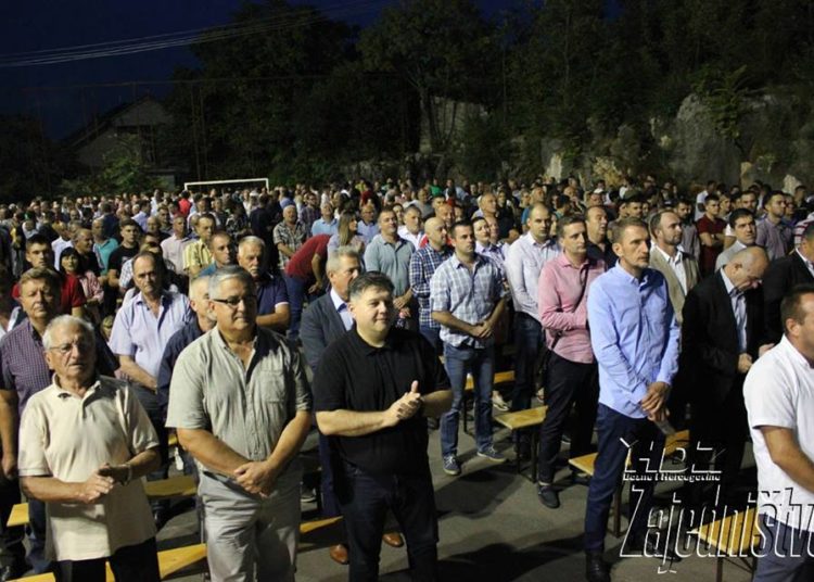 Ljubuški: Održan veliki skup HDZ BiH u Studencima