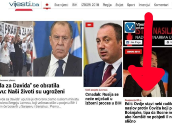 Na vijesti.ba procurile upute: Stavi radikalan naslov protiv Čovića koji pali Bošnjake…
