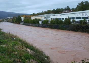 Široki Brijeg: Ugrovača ponovno teče u crvenoj boji