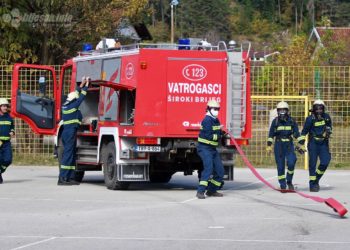 U Širokom Brijegu održana pokazna vježba struktura civilne zaštite