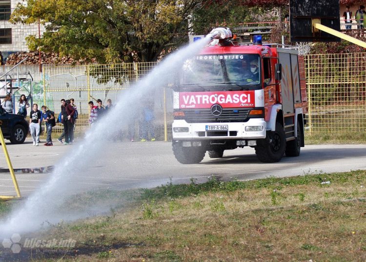 U Širokom Brijegu održana pokazna vježba struktura civilne zaštite